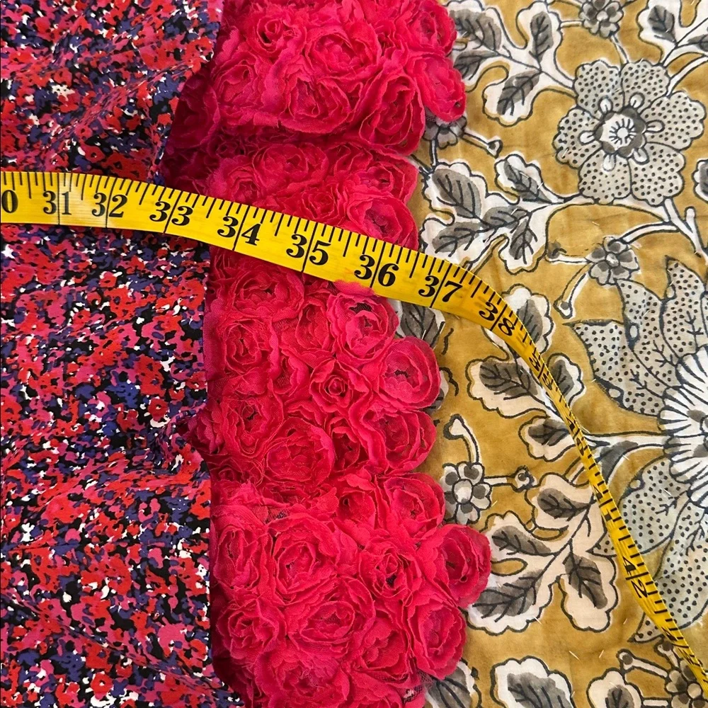 Strapless Retro Pink Floral Dress by Judy Masliyah 9-11-0009 - Picture 8 of 9